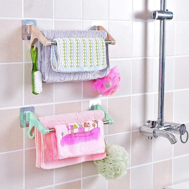 Towel Bar Wall Mounted Towel Cabinet Rack - Multi Colors - Cupindy
