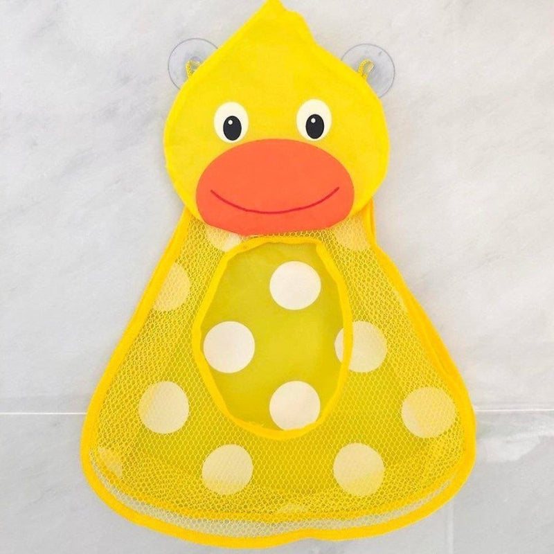 Toy Organizer Storage Mesh Bags Suction Cup Bathroom Organizer Beach Basket for Kids - Cupindy