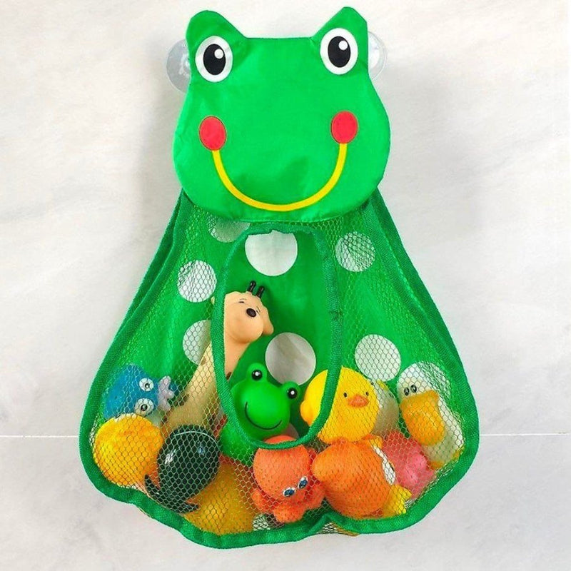 Toy Organizer Storage Mesh Bags Suction Cup Bathroom Organizer Beach Basket for Kids - Cupindy