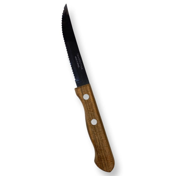 TRAMONTINA Kitchen Knife With Wooden Handle, 20 cm - Cupindy