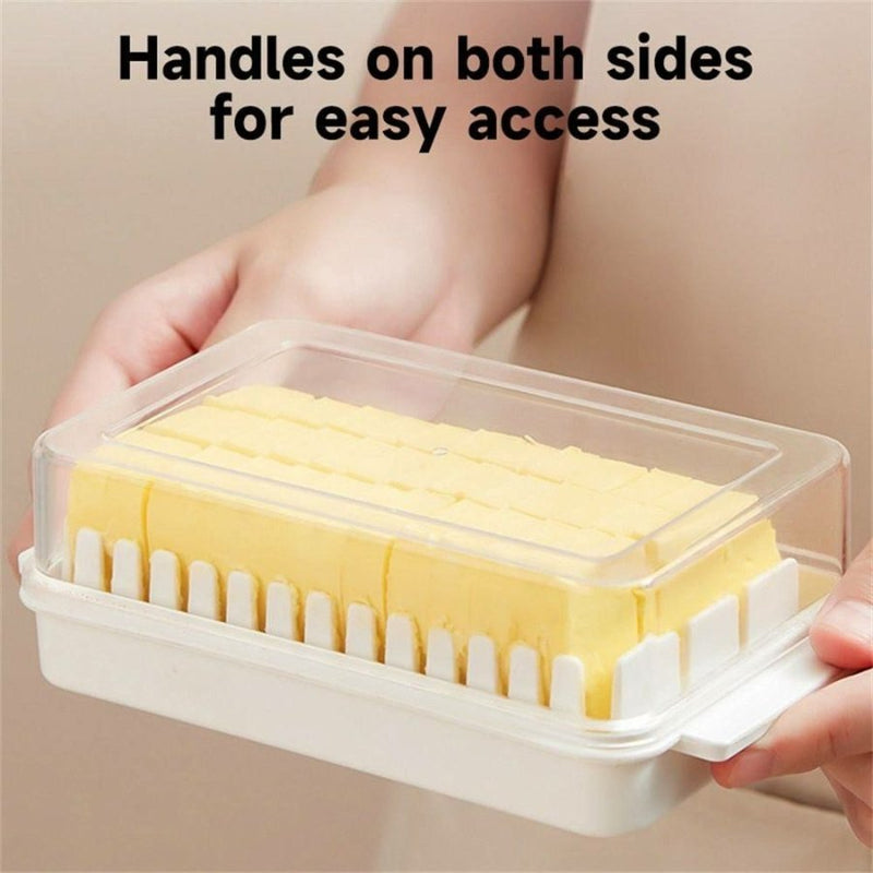 Transparent Butter Cutting Container Storage Box - Cupindy