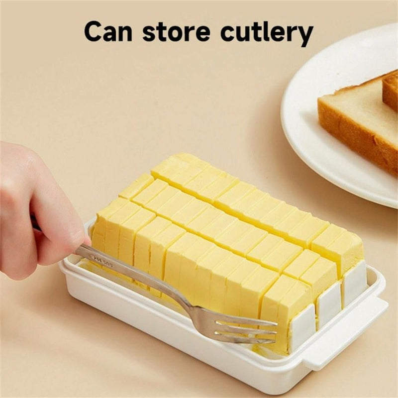 Transparent Butter Cutting Container Storage Box - Cupindy