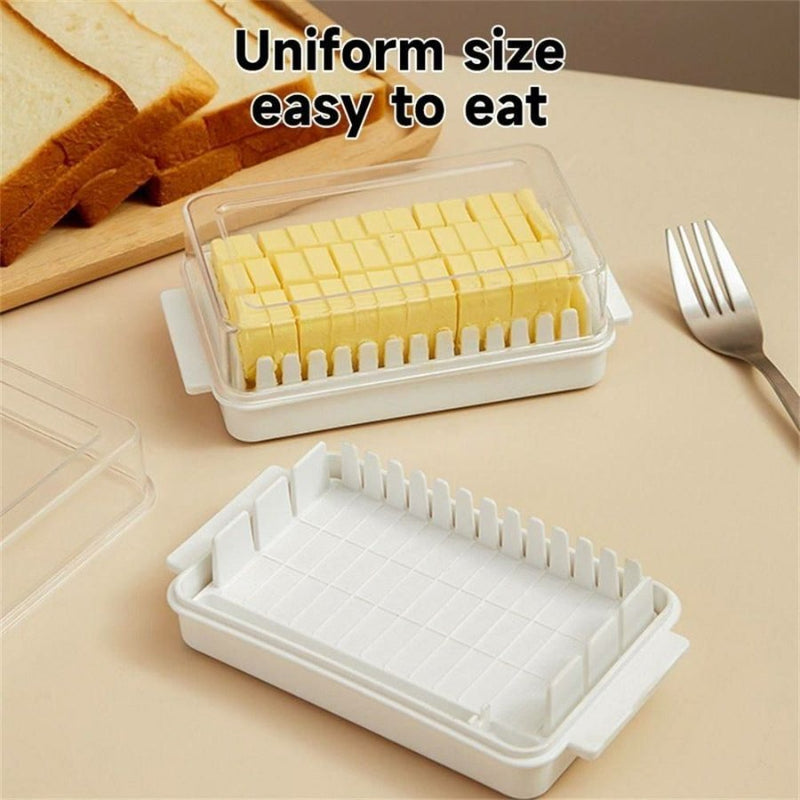 Transparent Butter Cutting Container Storage Box - Cupindy