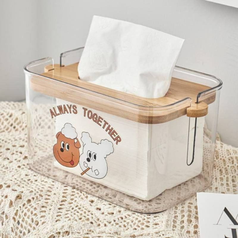 Tissue case with wood top for décor – Cupindy