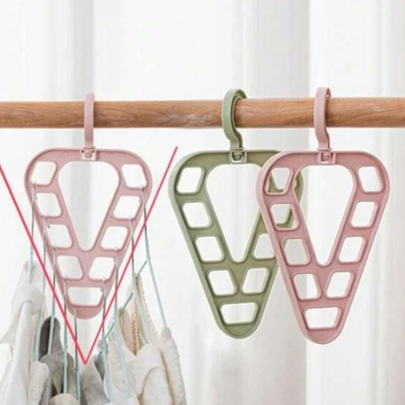 Triangle Nine-hole Hanger Multifunctional - Multi Colors - Cupindy