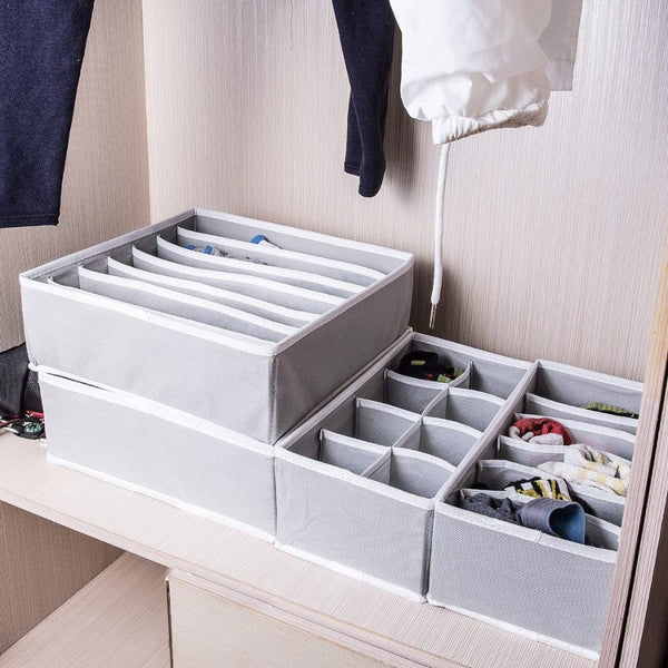 Underwear Storage Box 4 Set Storage Organizer Drawer - Cupindy