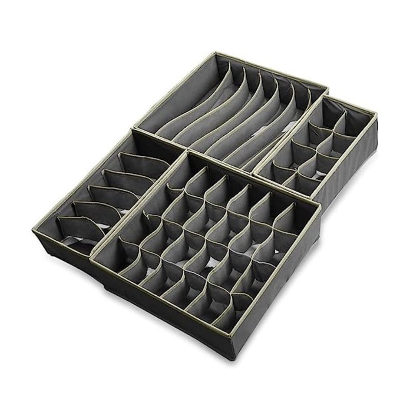 Underwear Storage Box 4 Set Storage Organizer Drawer - Cupindy