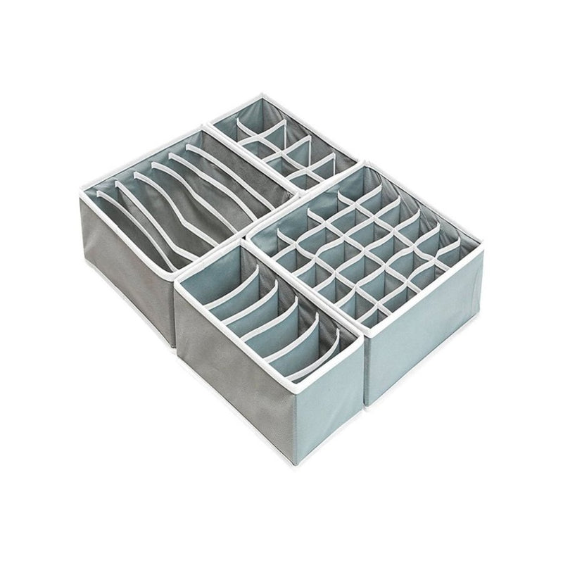 Underwear Storage Box 4 Set Storage Organizer Drawer - Cupindy