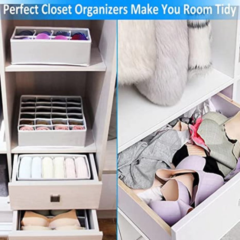 Underwear Storage Box 4 Set Storage Organizer Drawer - Cupindy
