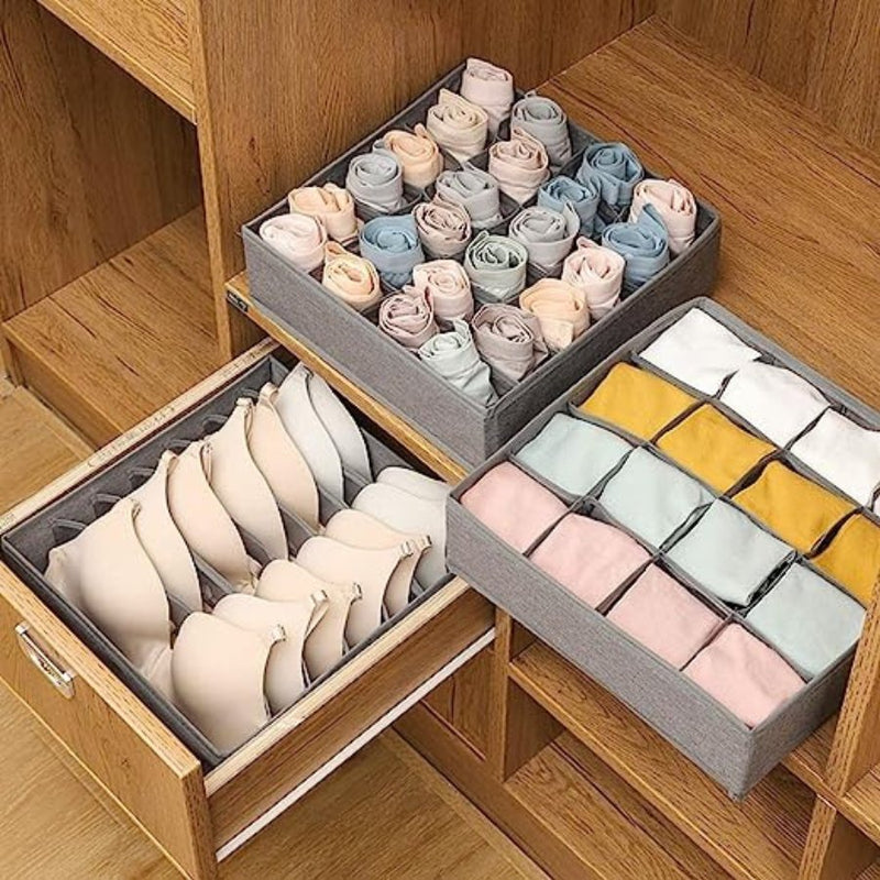 Underwear Storage Box 4 Set Storage Organizer Drawer - Cupindy