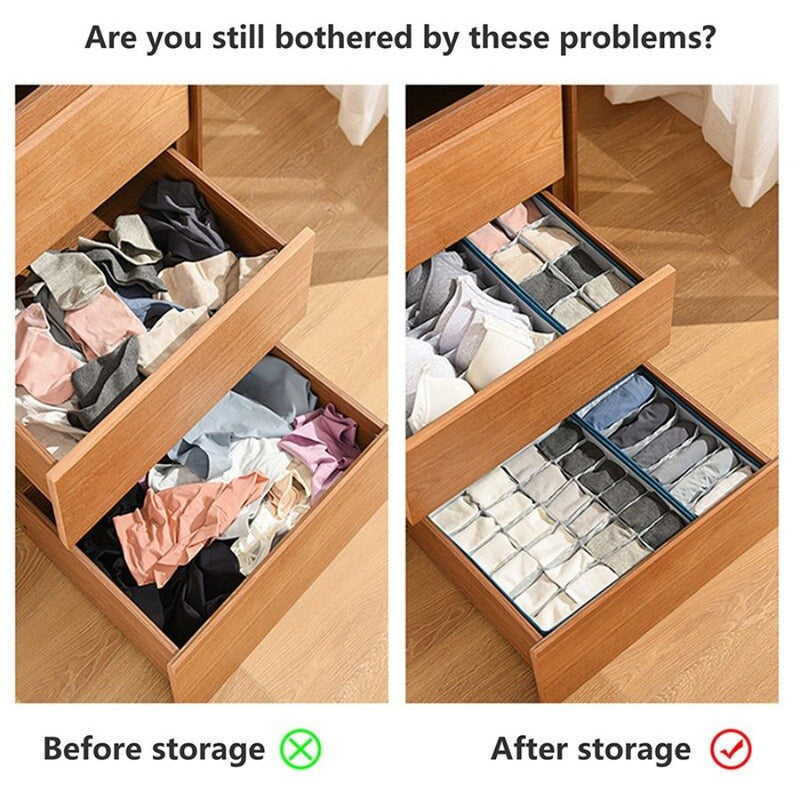 Underwear Storage Box 4 Set Storage Organizer Drawer - Cupindy