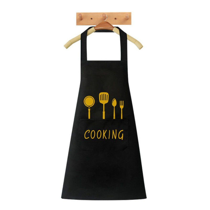 Unisex Waterproof Oil Resistant Cooking Apron with Pockets Tool - Cupindy