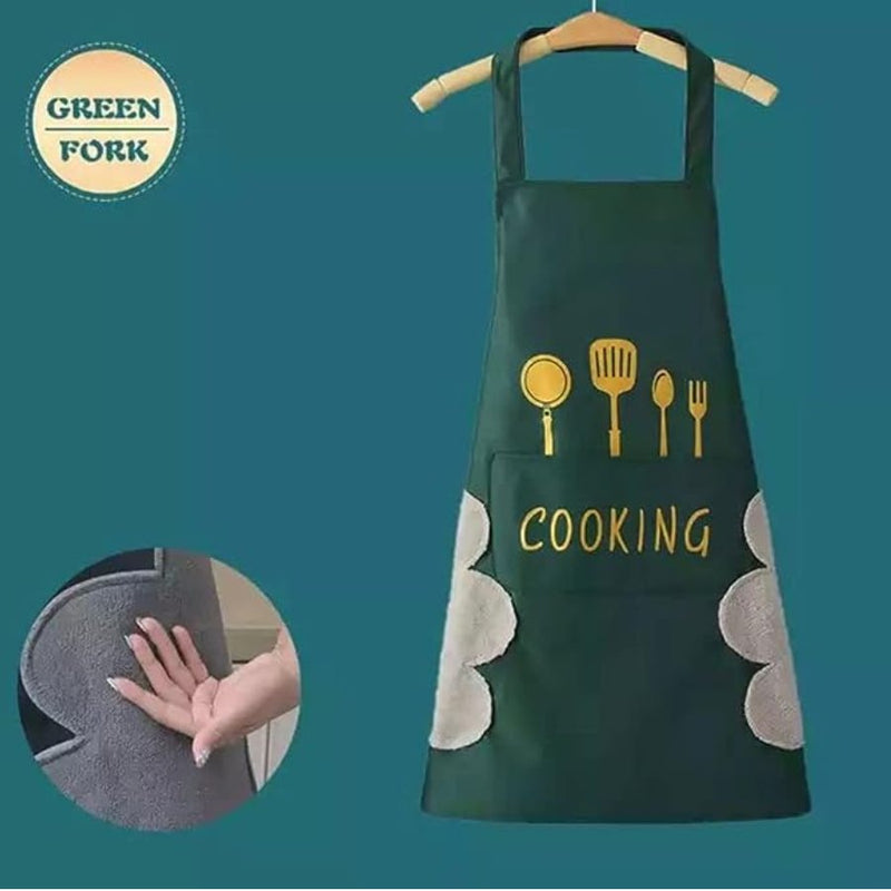 Unisex Waterproof Oil Resistant Cooking Apron with Pockets Tool - Cupindy