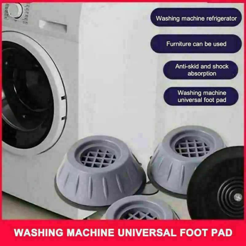 Washer Dryer Anti Vibration Pads with Suction Cup Feet 4 Pieces - Cupindy