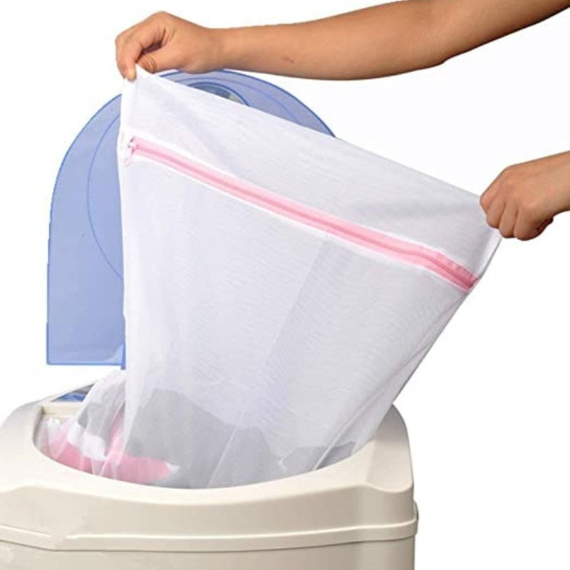 Washing Bag, Washable Protective Mesh Net Zippered - Cupindy