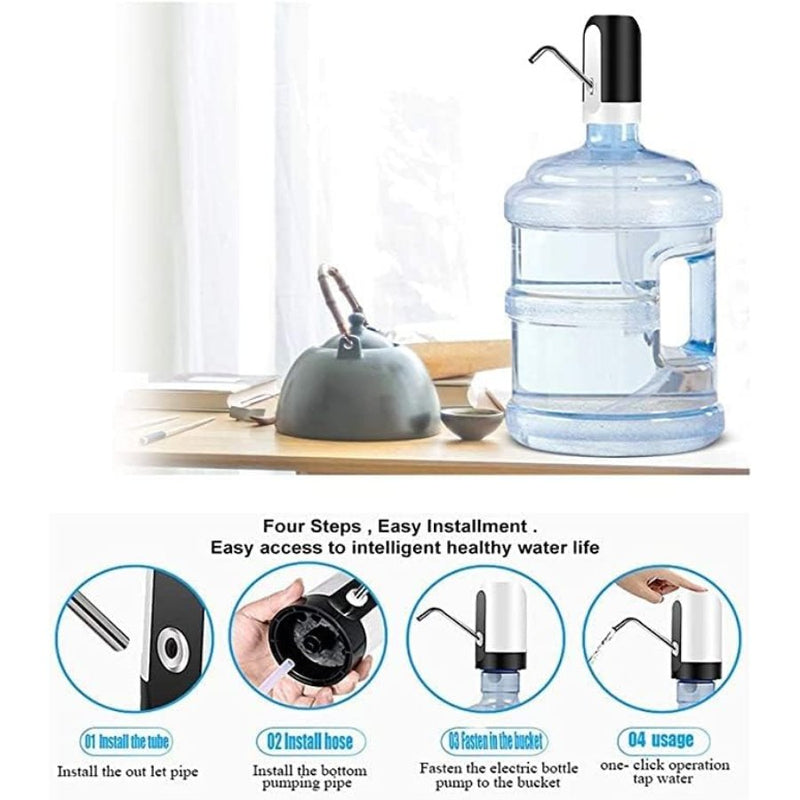 Water Bottle Pump & Dispenser 5 Gallon USB Charging - Cupindy