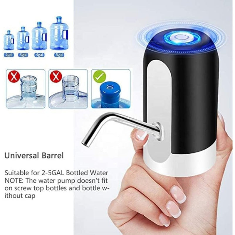 Water Bottle Pump & Dispenser 5 Gallon USB Charging - Cupindy