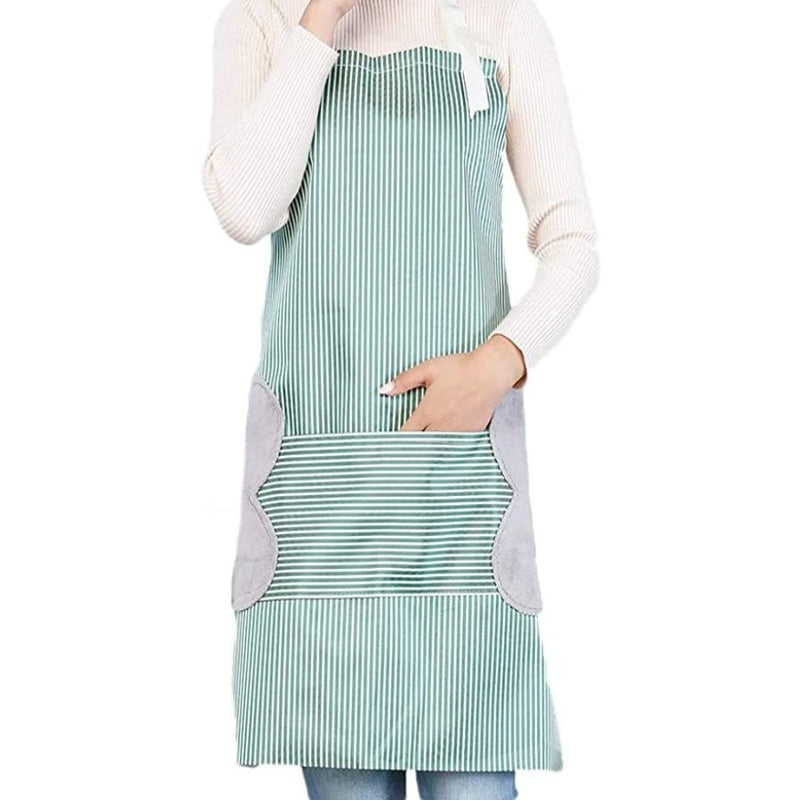 Waterproof Kitchen Apron with Microfiber Sides for Drying - Cupindy
