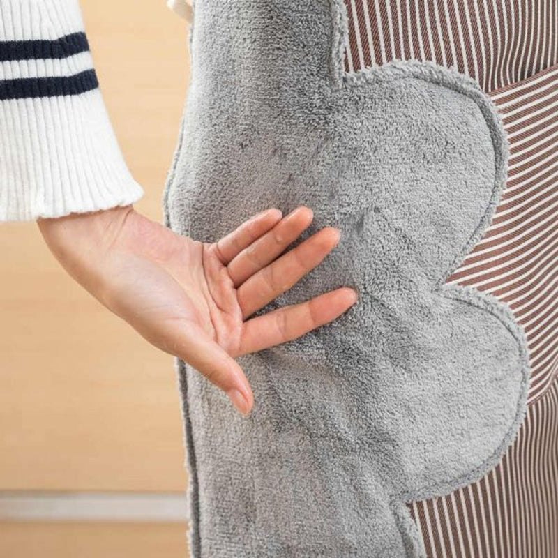 Waterproof Kitchen Apron with Microfiber Sides for Drying - Cupindy