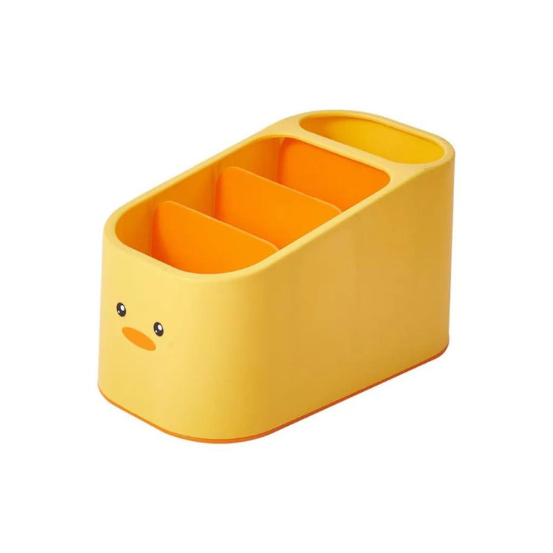Yellow Duck Multi-grids Cosmetic and Remote Control Storage Box - Cupindy