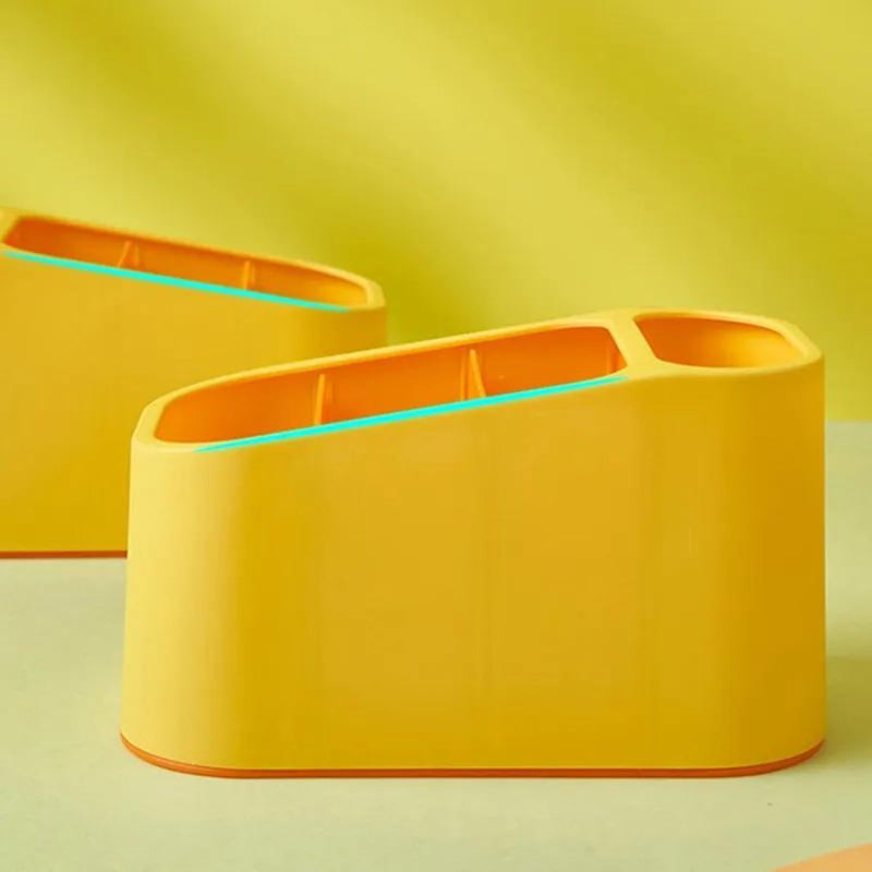 Yellow Duck Multi-grids Cosmetic and Remote Control Storage Box - Cupindy